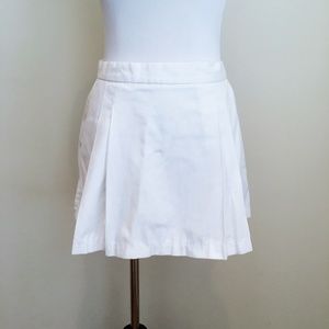 Retro 80's White Tennis Skirt